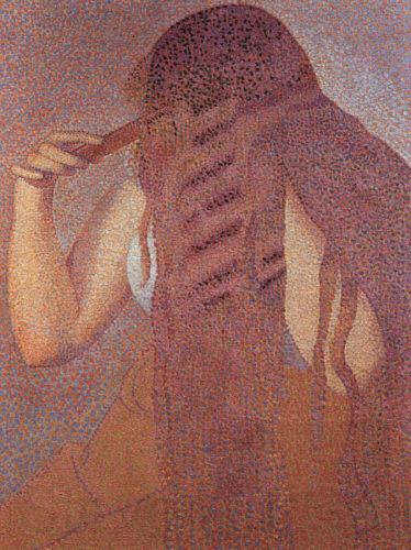 Henri Edmond Cross Woman Combing her Hair Spain oil painting art
